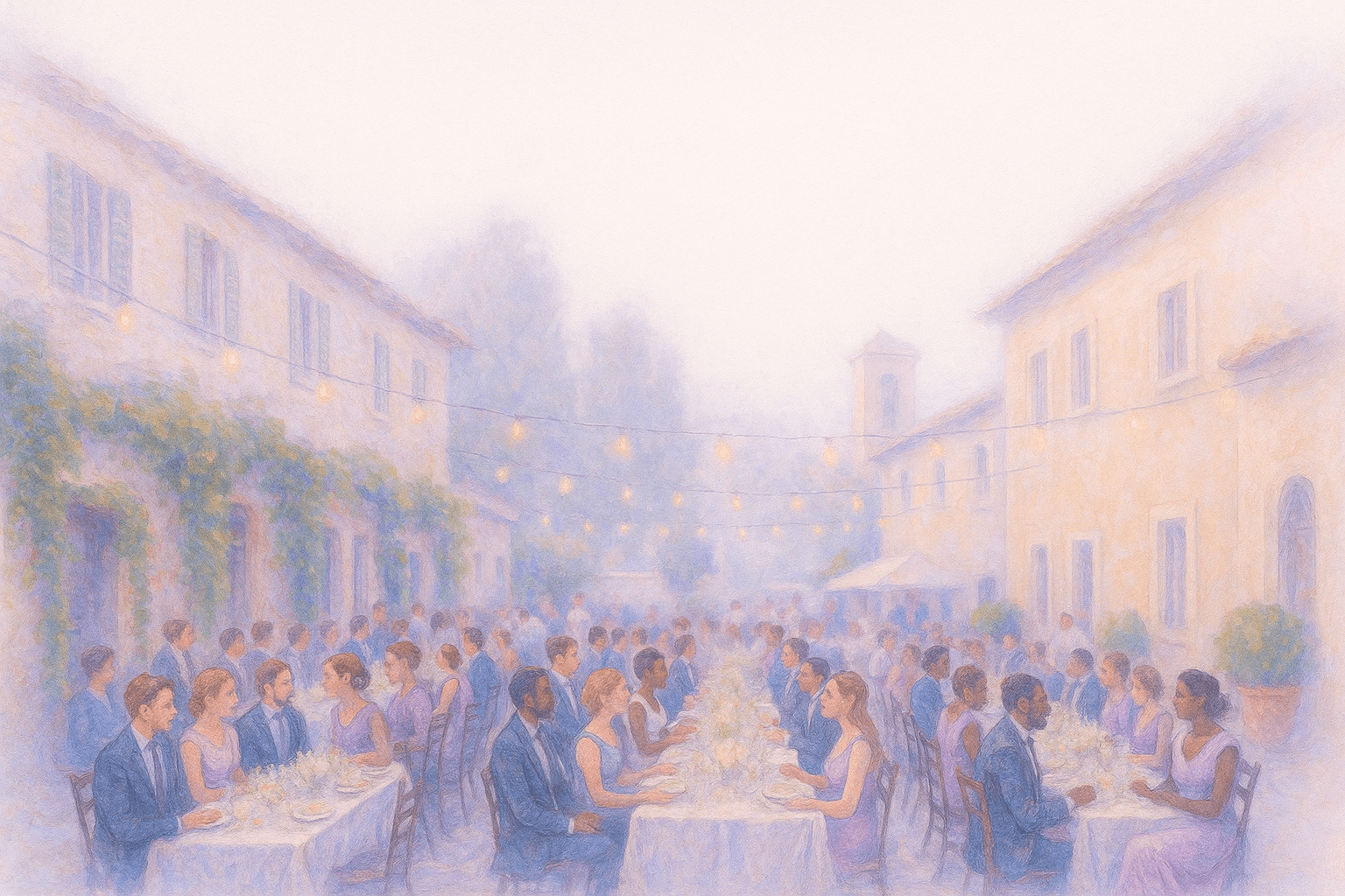 Elegant wedding reception